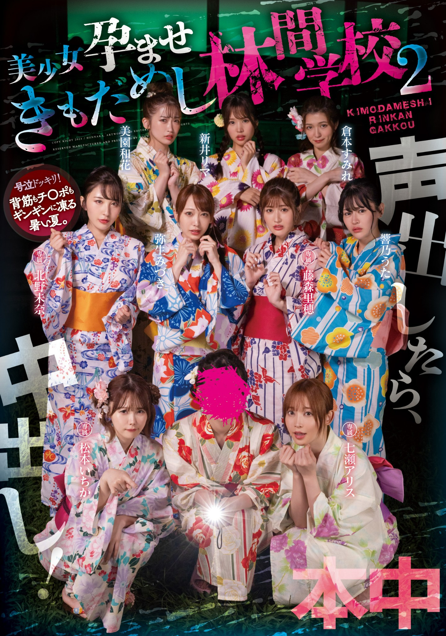 十位女优共演作品HNDS-078介绍及封面预览 - 吾享客